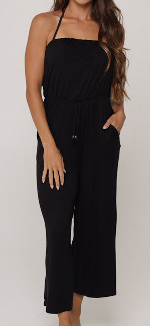 Kira Collection   Sleeveless Jumpsuit  Fabric Content: 96% Rayon/ 4% Spandex  Product#: J206123