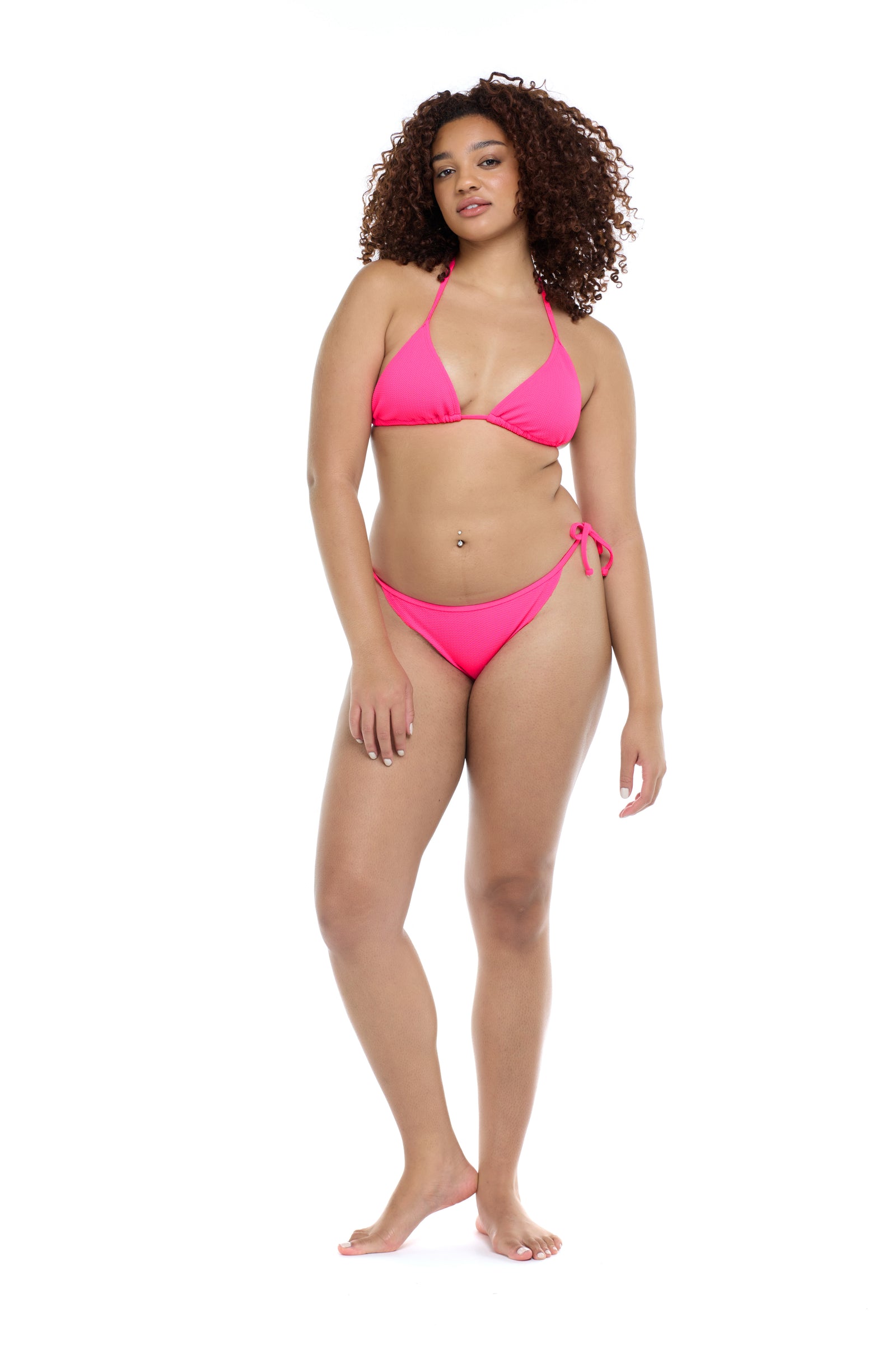 Eidon Sweet Love Kali Triangle Bra  Polyester/Spandex  Hand wash cold water Top and bottom sold separately Front View