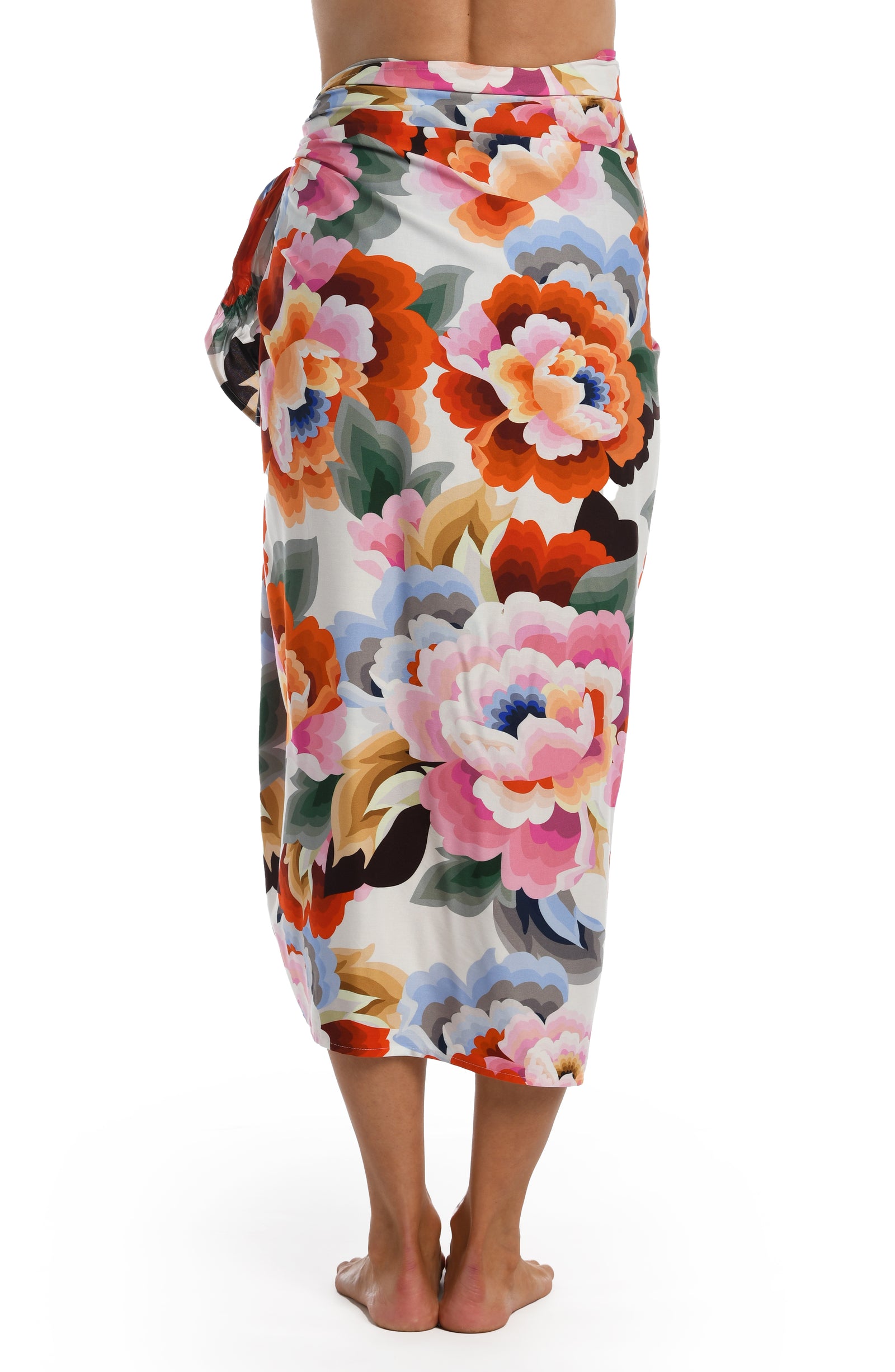 Floral Rhythm Collection  Pareo - One Size Skirt  Fabric Content: 100% Rayon Crepe  Product#: LB3VE40