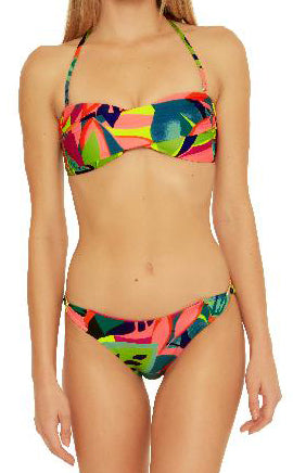 Rainforest Collection  Twist Bandeau Top  Features: Leaf Tassel, Multi-colored   Fabric Content: 83% Nylon/17% Spandex  Product#: 3553235