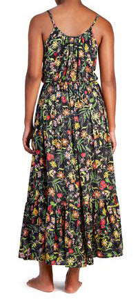 Rooftop Garden Collection  Cover Up Maxi Dress  Features: Adjustable Straps and Front Tie  Fabric Content: 100% Rayon  Product#: S65851
