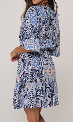 Portofino Collection  Button Down Ruffle Dress  Fabric Content: 100% Rayon  Product#: J154523