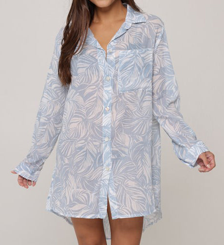 Bermuda Collection  Big Shirt  Fabric Content: 80% Polyester/ 20% Cotton - Light Cotton Linen   Product#: J246823