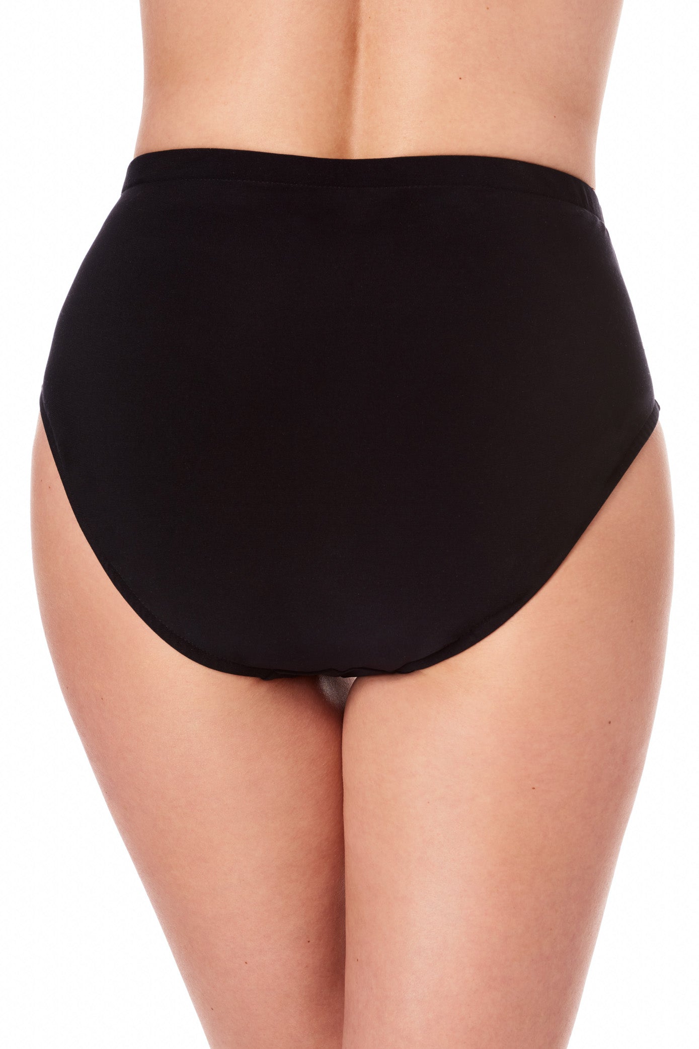 Swimwear sizing fits smaller than apparel sizing, order one size up for more coverage Designed for a classic fit Pull on Full coverage High rise Tops and bottoms sold separately Nylon/lycra Hand wash